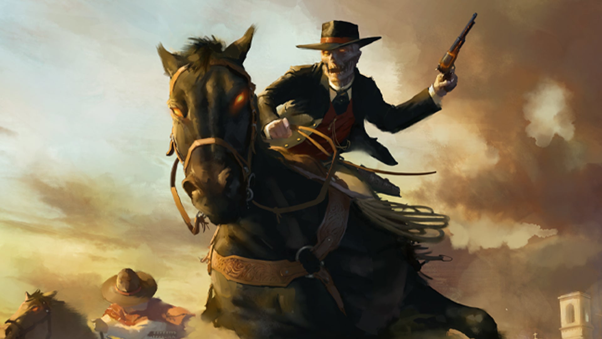 Deadlands tabletop roleplaying game artwork